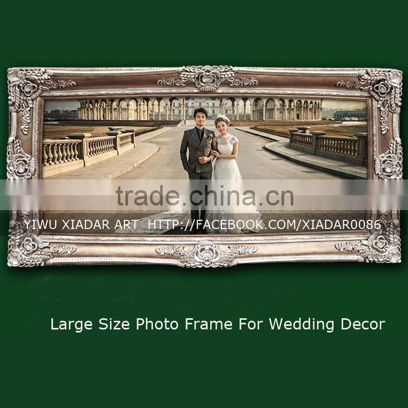 Wholesale large size wedding and home decor painting resin frame