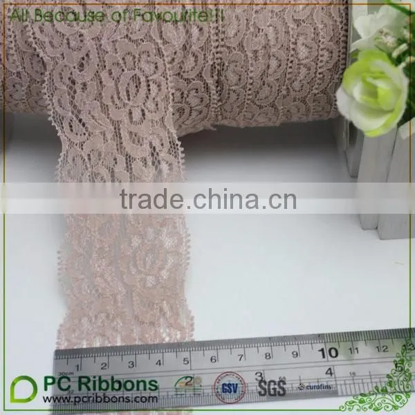 2" width ginger snap elastic lace trim