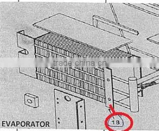 terex Heavy duty truck for coal,iron,gold mine, terex tr50 parts PN 20011447 heat exchanger