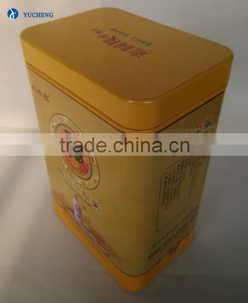 hangzhou manufacturer custom printed tin can for food packaging