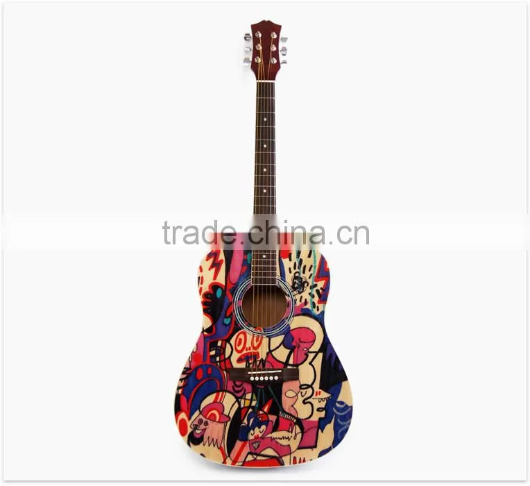 High quality copy global solid acoustic guitar