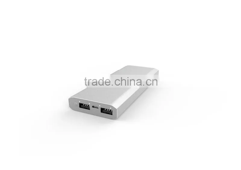 Universal Ultra Thin High Capacity Polymer Customized Power Bank Charger For Mobile Phone and Tablet