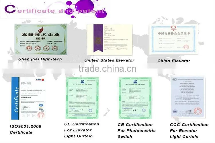 2014 Latest product Aluminium alloy shell excellent material photoelectric sensors for outdoor/lift light curtain