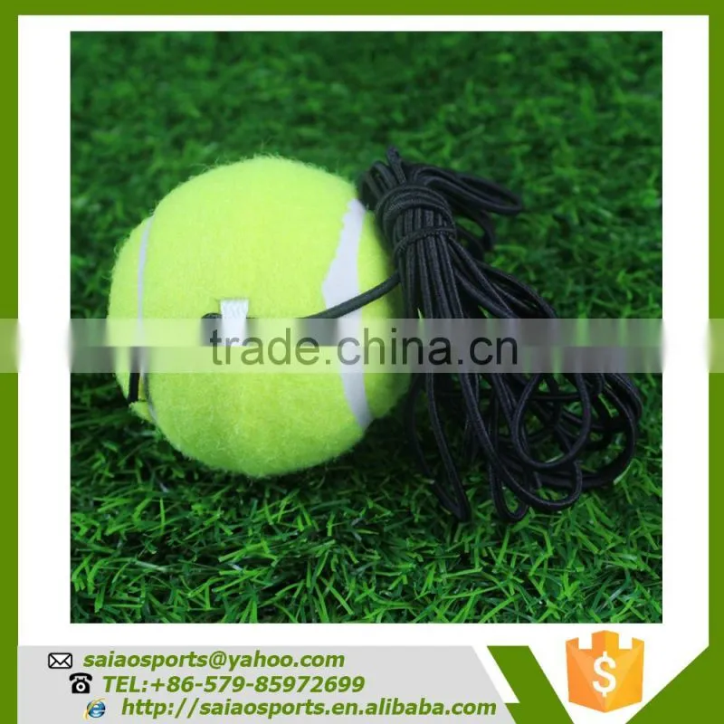 Single Training cheap tennis balls , tennis ball with elastic string , tennis ball machine