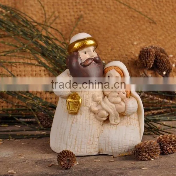 Polyresin cheap nativity set