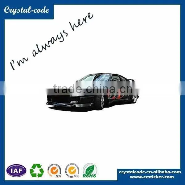 Custom car label sticker