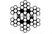 7x7 PVC Coated Galvanized steel wire rope
