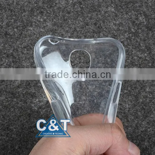 C&T Transparent TPU Gel Rubber Soft Skin Silicone Protective Case Cover for LG X screen