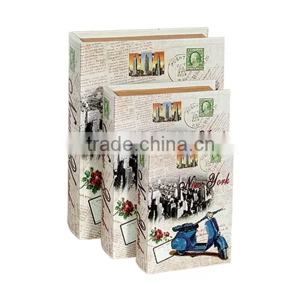 antique book style box