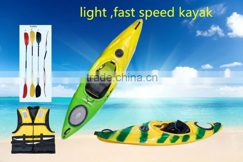 Plastic single sea kayak