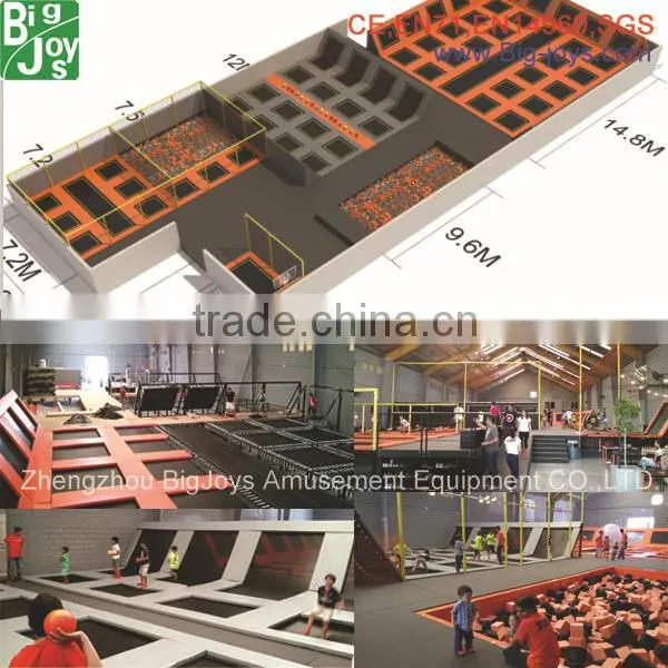 OEM service customer design adult indoor trampoline