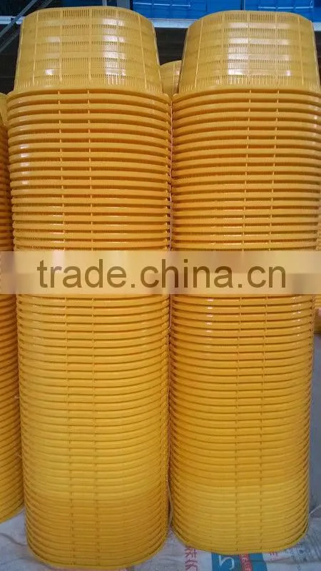 Oval plastic basket with bigger size--egg shape