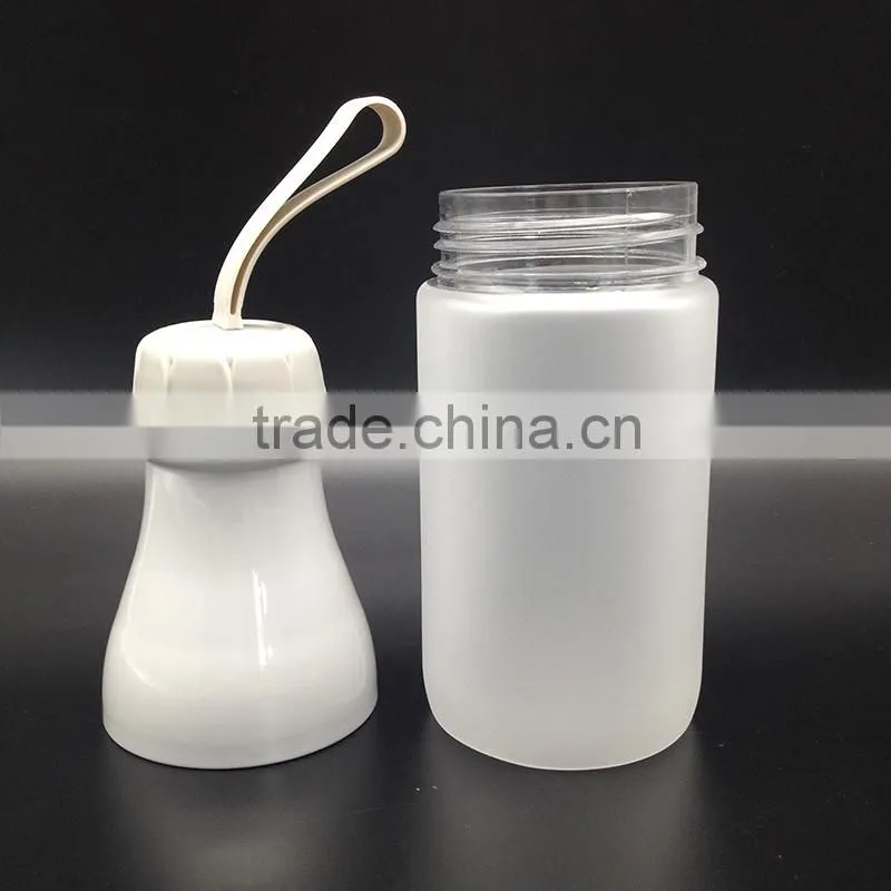 HOT sales! plastic water bottles with two openings BPA free cups