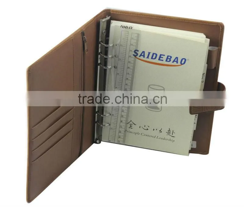 Fashion vintage style organizer notebook