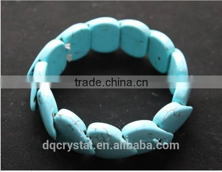 turquoise stone beaded bracelet