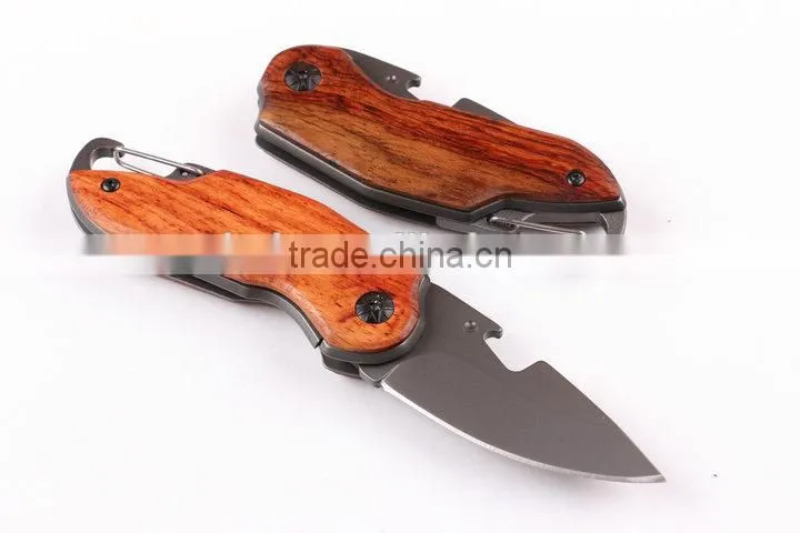 OEM new style multi functions folding knife with keychain