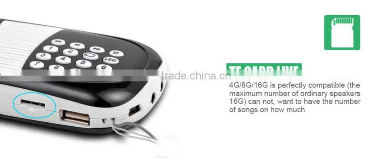Portable radio plastic Y-898 with 40mm speaker unit fm online radio stations components from china