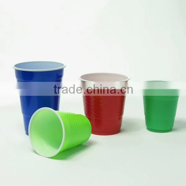 7oz Double Tone colorful Disposable PS Cup
