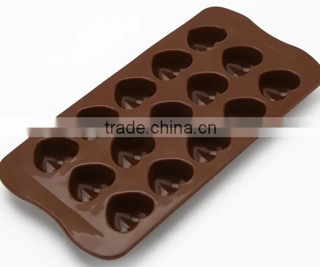 2016 Hot sale food grade FDA and LFGB silicone chocolate mould