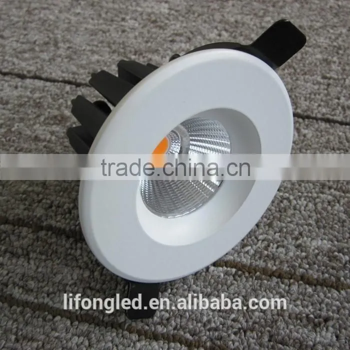 hot selling hotel semi recessed low glare fixed LED downlight