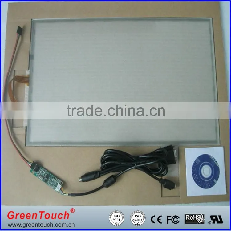 Cheap price 24 inch 5 wire resistive touch screen,resistive touch panel for Pos hardware,touch monitor