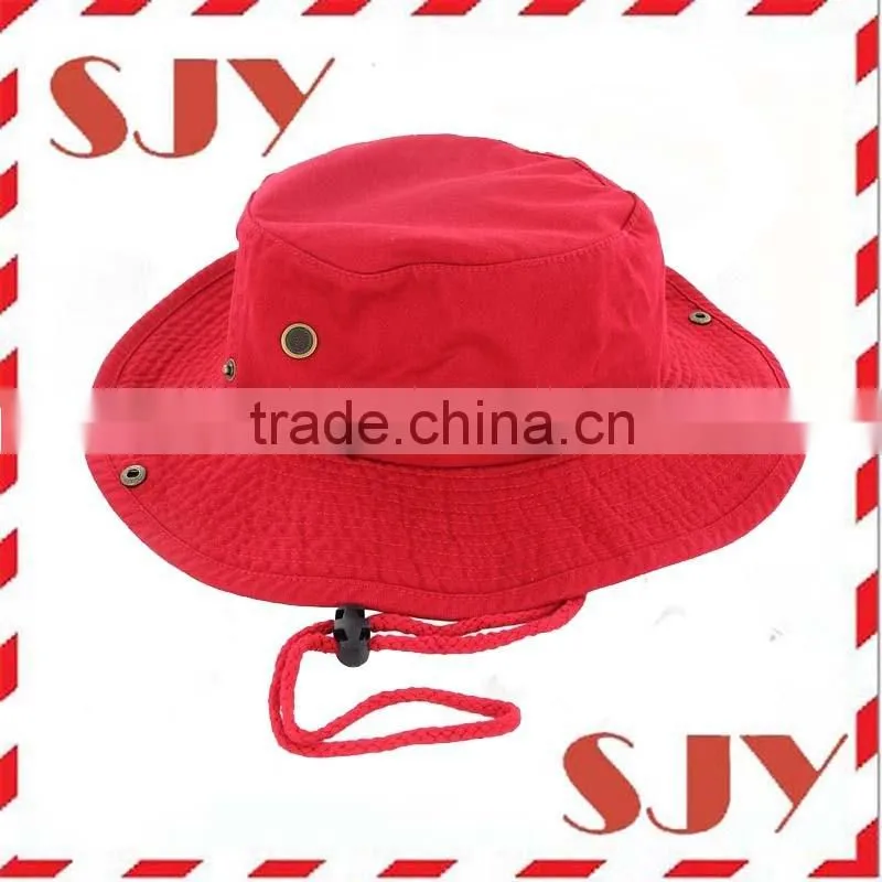 Mens Summer String Safari Hat Cap Wholesale Bucket Hat