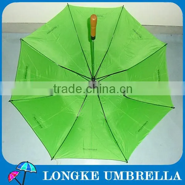 2 fold wooden handle umbrella, 2 folding umbrella