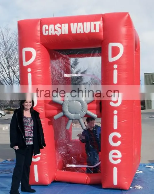 new inflatable Cash Machine inflatable cash cube for sale