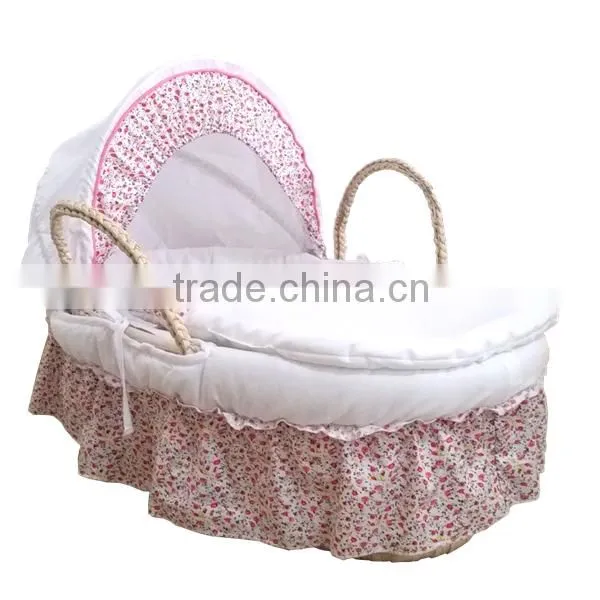 Nursery Baby bassinet Baby Moses basket set ( moses basket/stand/dressings)