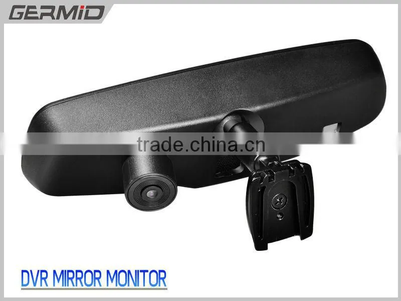 Germid 4.3 inch car dvr rearview mirror monitor with reversing display