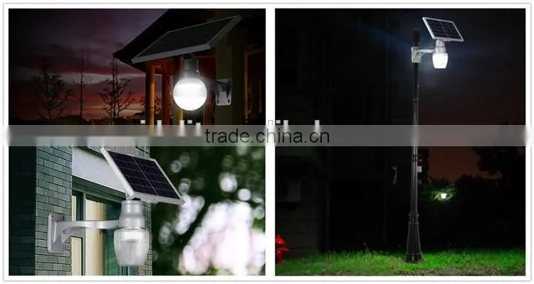6w led apple IP65 PIR sensor solar led garden light
