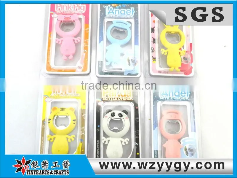 silicone lovely panda bottle opener
