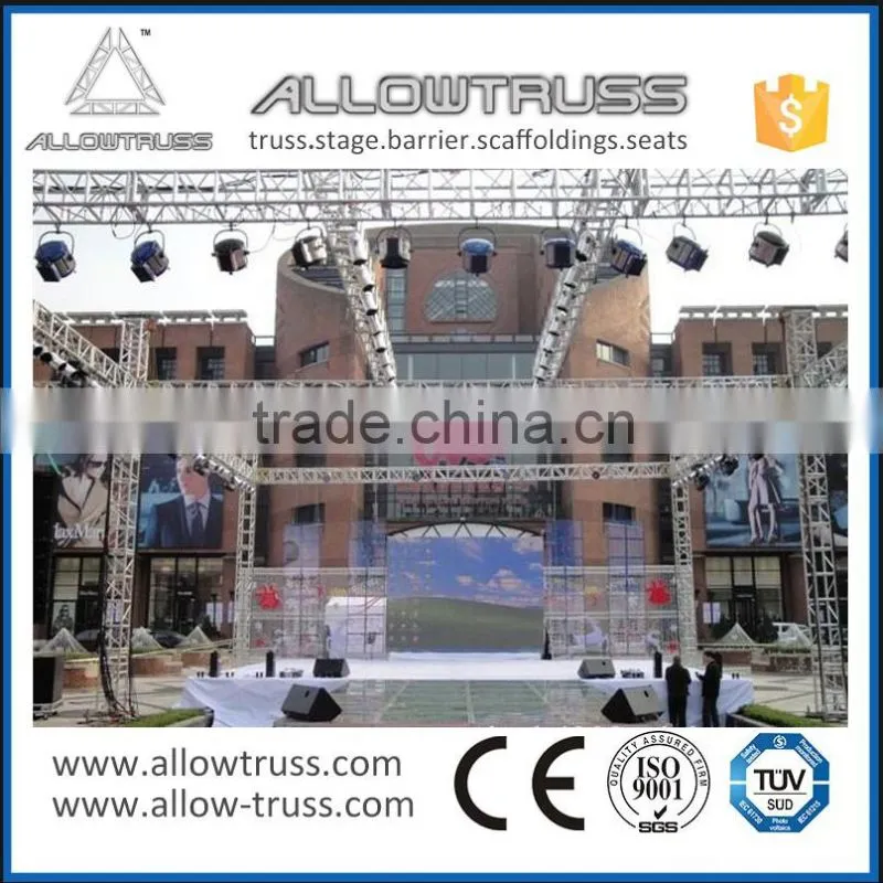 Outdoor square truss used roof truss