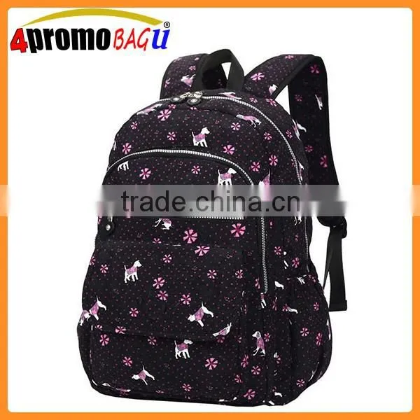 Cool lady laptop bagpack, shoulder strap backpack for teens