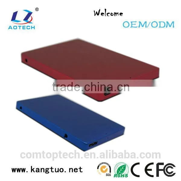 shenzhen made 2014 popular hdd enclosure with elegant design usb 3.0 sata external 2.5 hdd enclosure