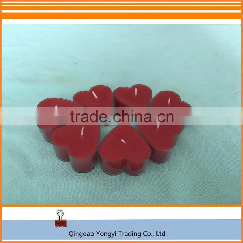 Romantic Heart Shaped Tealight For Wedding Decoration