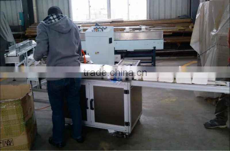 C:CDH-30 Facial Tissue Napkin Packing Machine Semi Automatic With Auto Conveyor