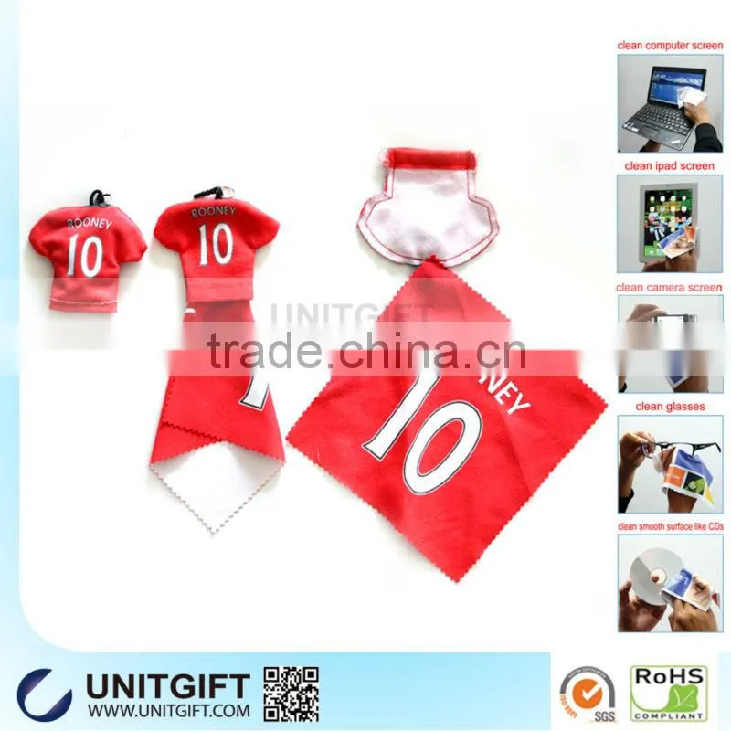 Popular microfiber promotional cleaning cloths smart watch