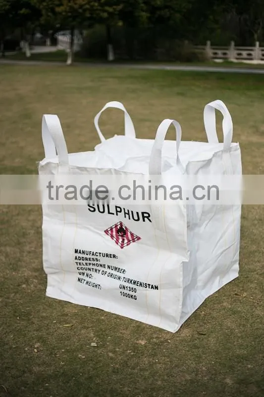 pp jumbo bag/pp big bag/ton bag for sand, building material, chemical, fertilizer, flour , sugar