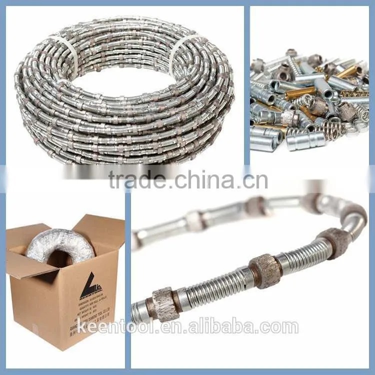 Diamond wire saw for block dressing