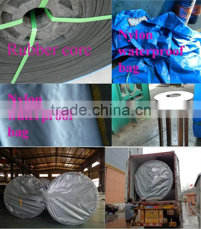EP NN CC V Chevron/ Patterned Conveyor Belt for packaged materials