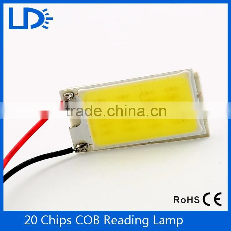 Car top light led cob 20chips readling light