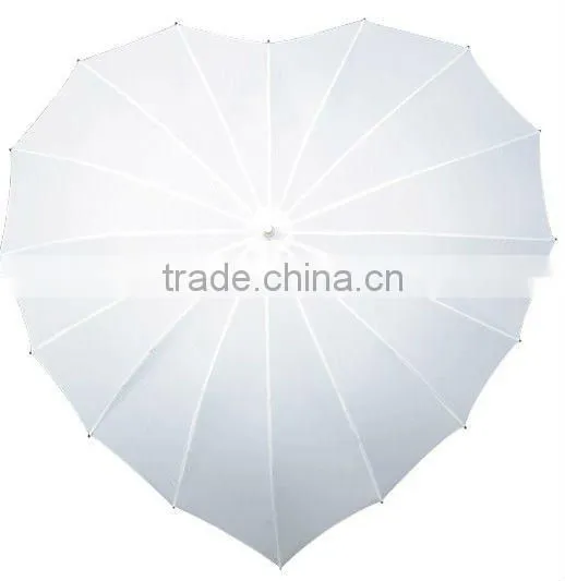 Big Heart Umbrella (white)