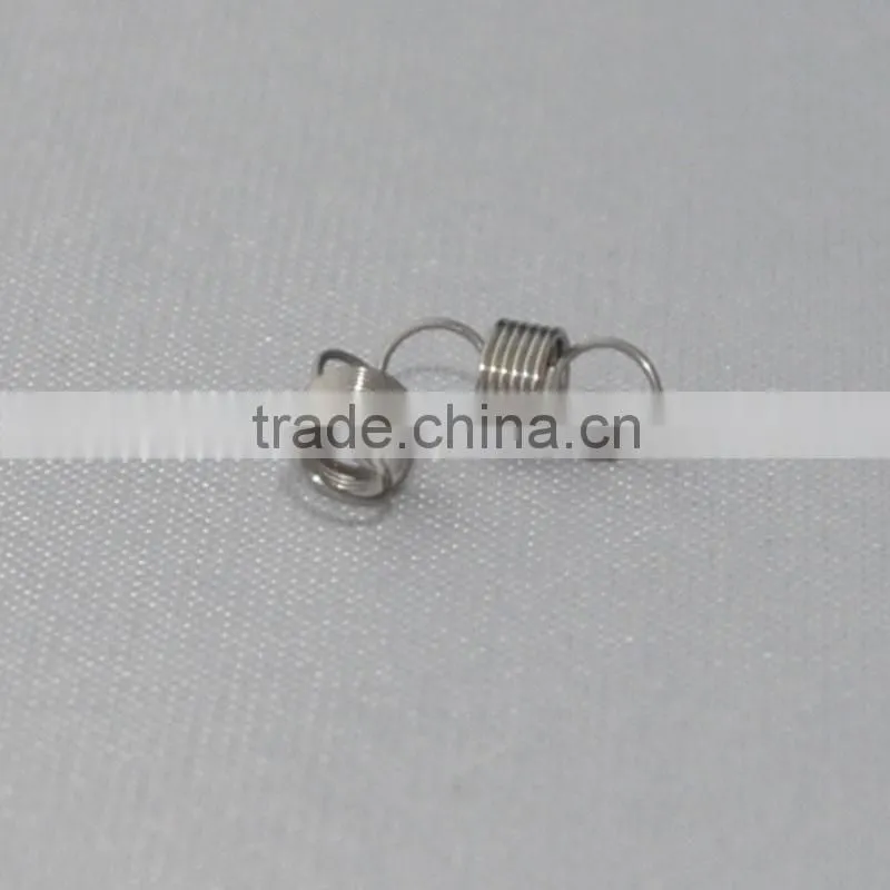 Conductive spring in military project cable plug used in conductive