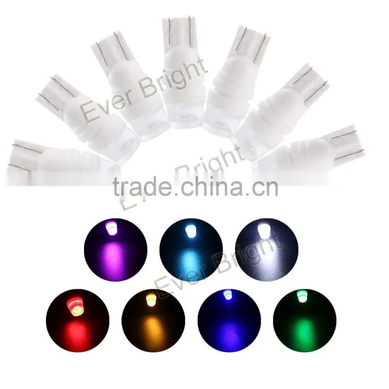 Colorful 12v dc led light bulb for car led interior lights 5630 2smd led T10 ceramic dome light