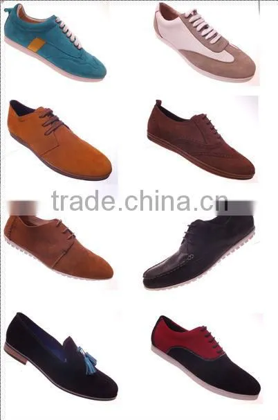 Trendy design men casual boots with lace-up in guangzhou