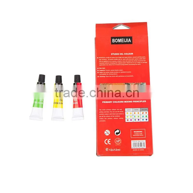 BOMEIJIA 12colors oil color paint set