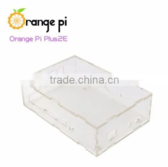 Orange Pi Plus 2E SET5: Pi Plus 2E + Power Supply +Transparent Acrylic Case Support Ubuntu Debian Beyond Raspberry