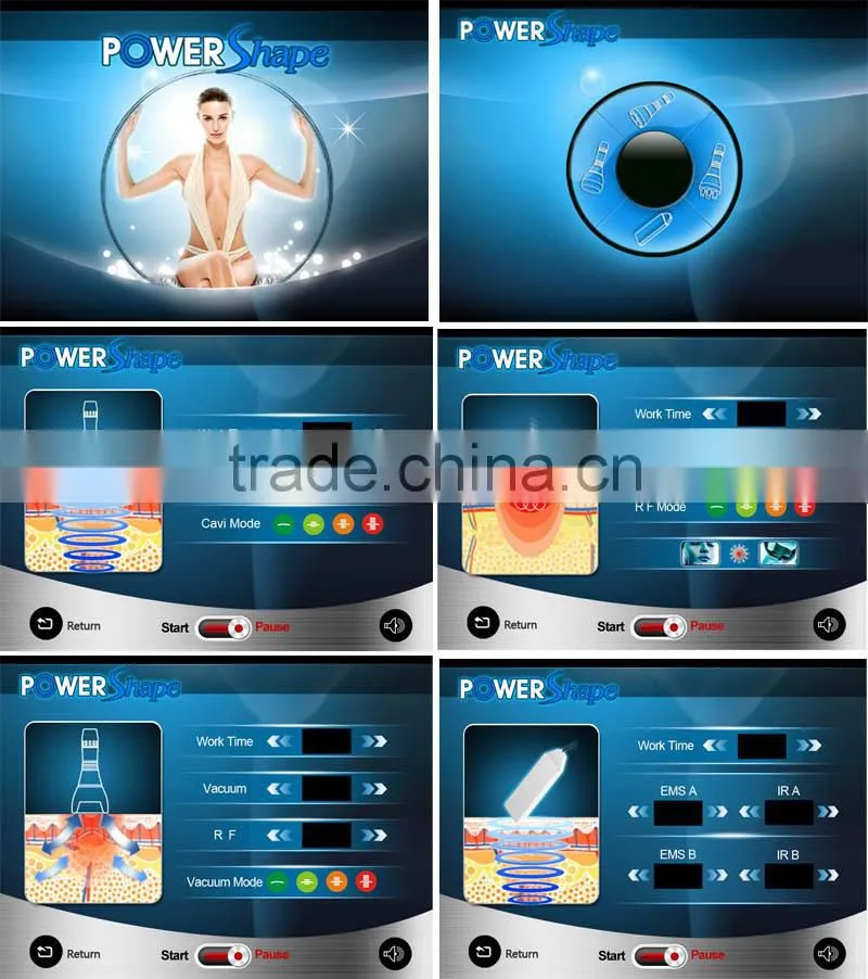 osano ems fitness micro electrode machines + ultrasonic cavitation machine for slimming and body wellness