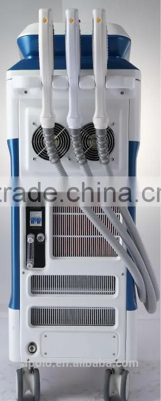 SHR IPL hair removal beauty machine with 3 IPL handpieces